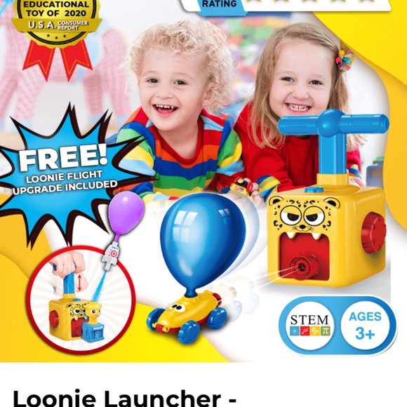 Loonie Launcher Balloon Stem Toy educational Toy new - Picture 6 of 9